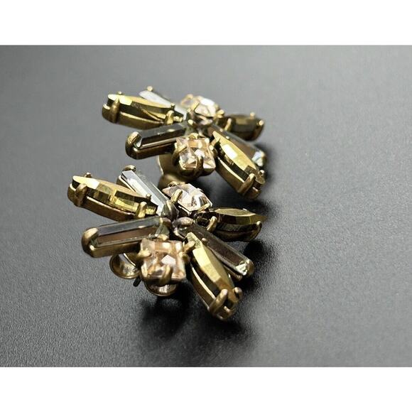 J. Crew JCrew Gem Starburst Faceted Glass Crystal Cluster Stud Earrings - Picture 3 of 7